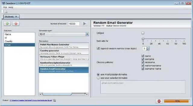 Download webtool of webapp Genedator