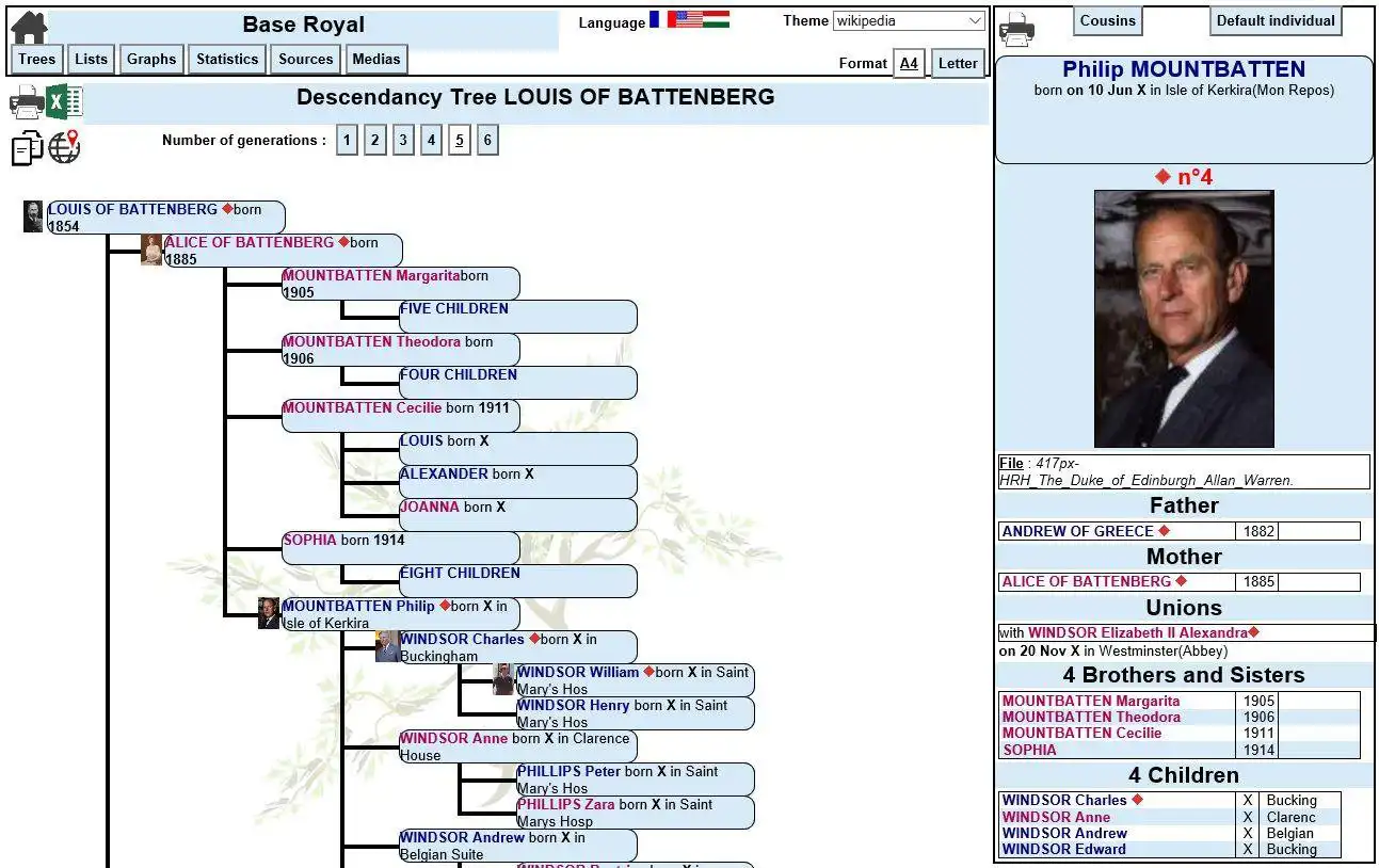 Unduh alat web atau aplikasi web GeneoTree