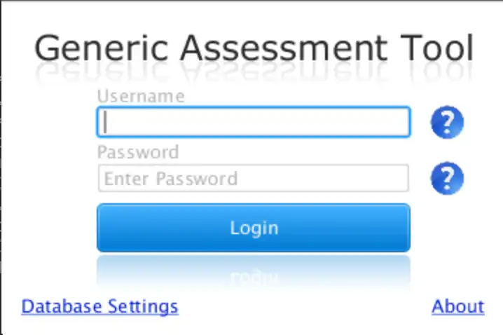 قم بتنزيل أداة الويب أو تطبيق الويب Generic Assessment Tool 2.0