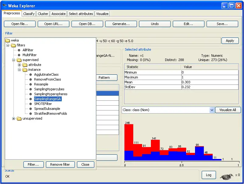 Télécharger l'outil Web ou l'application Web Genetic Oversampling Weka Plugin