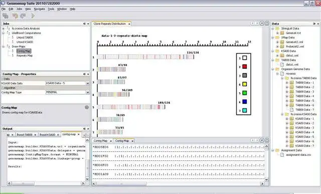 Mag-download ng web tool o web app genomemap para tumakbo sa Linux online