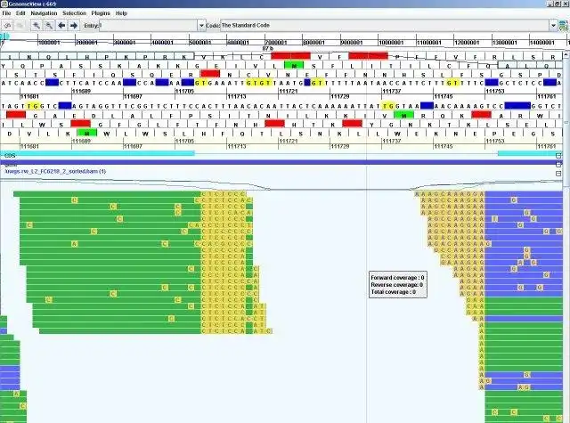 웹 도구 또는 웹 앱 GenomeView 다운로드