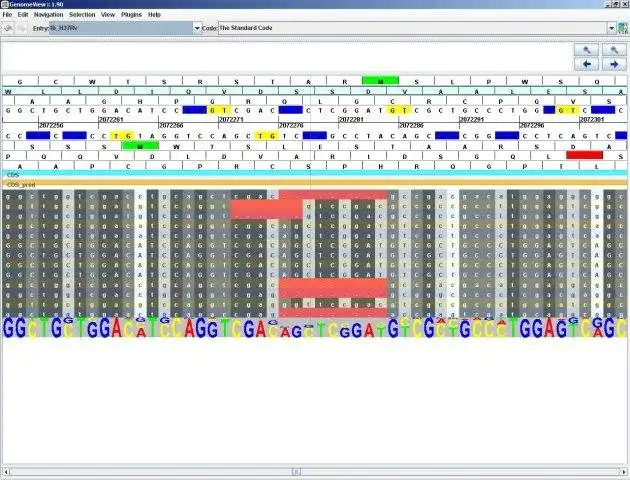 웹 도구 또는 웹 앱 GenomeView 다운로드