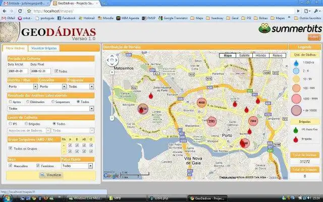 Download web tool or web app GeoDadivas to run in Linux online