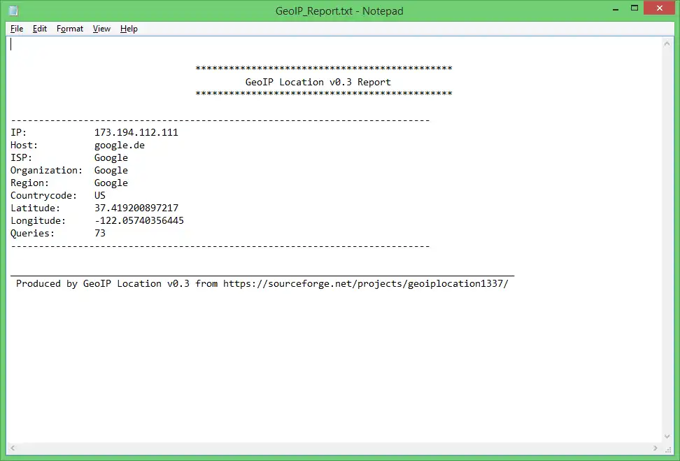 Download web tool or web app GeoIP Location