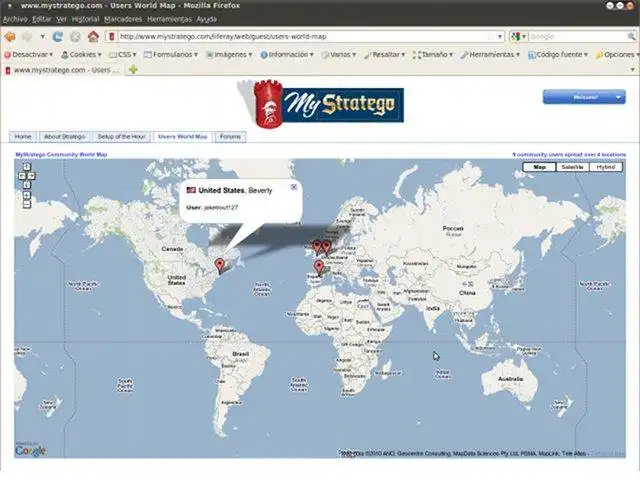 Scarica lo strumento Web o l'app Web GeoIP Usersmap Liferay Portlet per l'esecuzione in Linux online