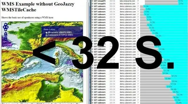 قم بتنزيل أداة الويب أو تطبيق الويب GeoJazzy WMSTileCache