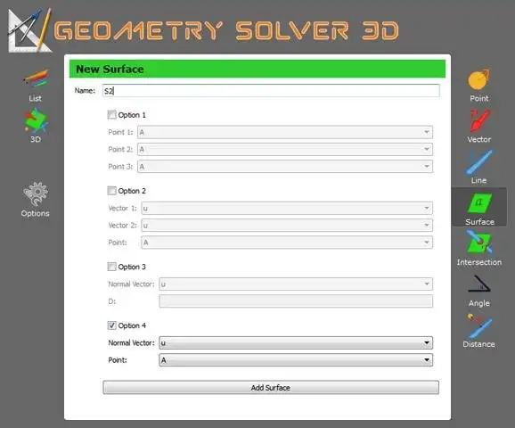 Download web tool or web app Geometry Solver 3D
