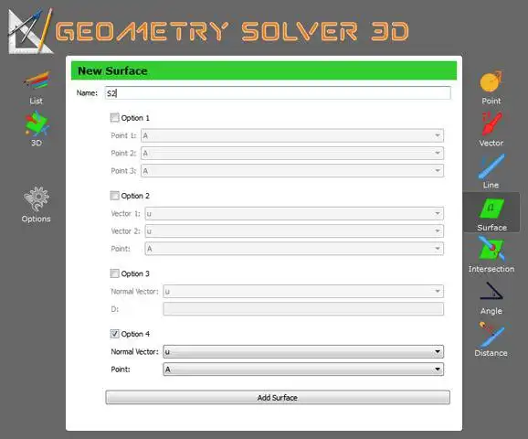 ابزار وب یا برنامه وب Geometry Solver 3D را برای اجرا در لینوکس به صورت آنلاین دانلود کنید