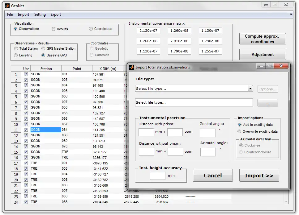 Download web tool or web app GeoNet