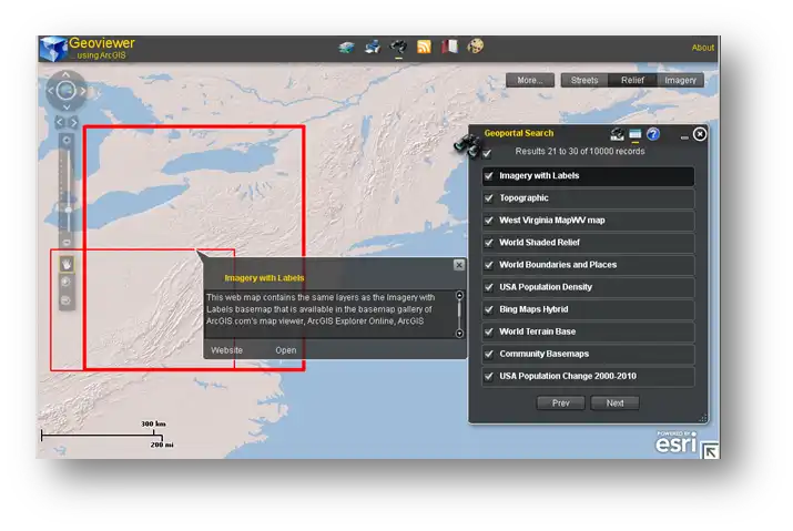 Scarica lo strumento web o l'app web Geoportal Server