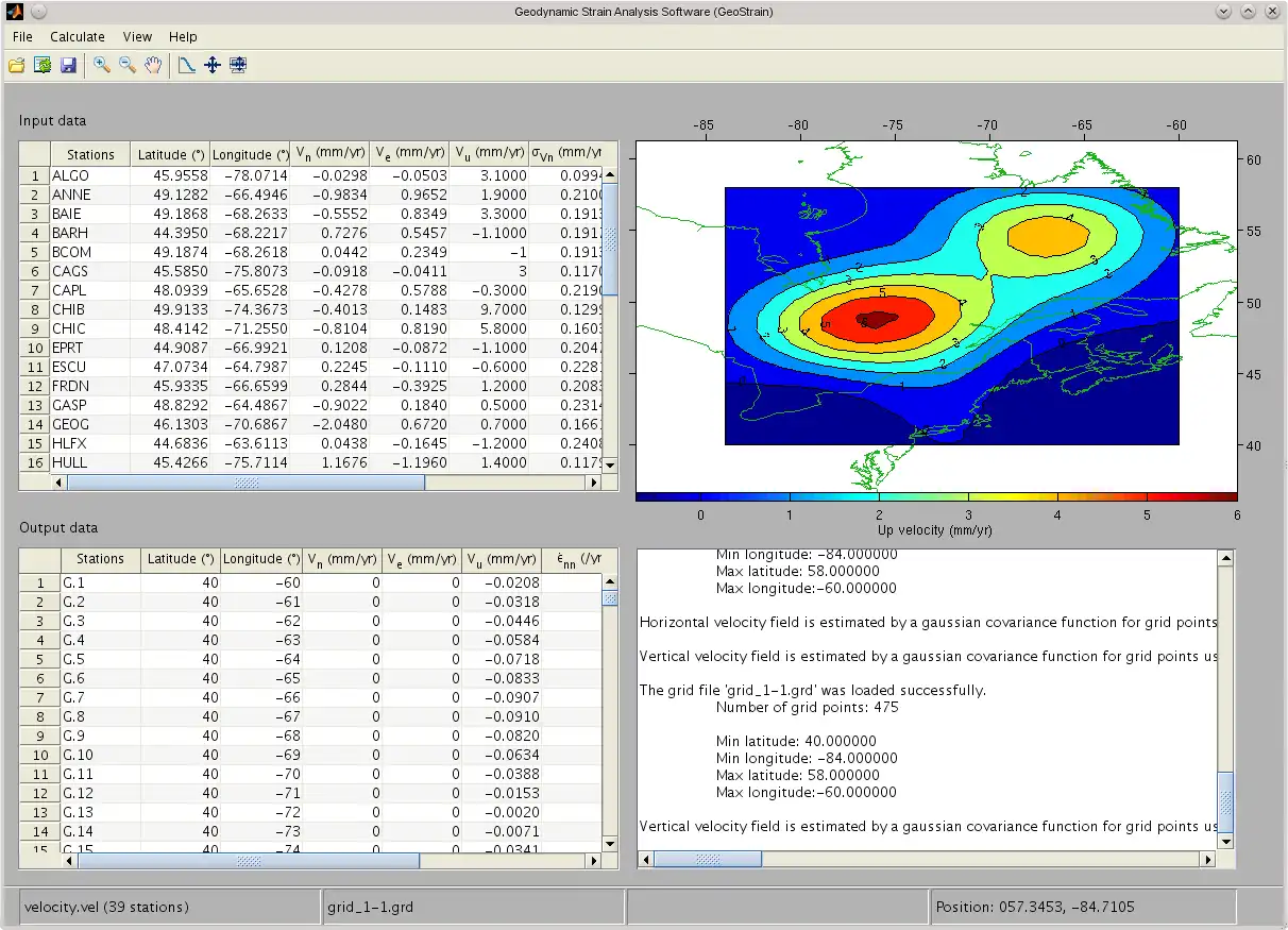 Download webtool of webapp GeoStrain