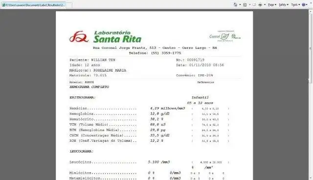 Download web tool or web app Gerador de Laudos para Labol