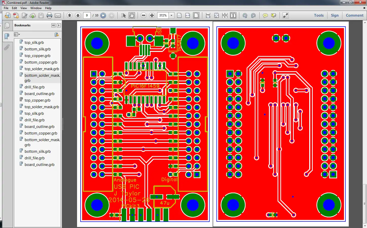 Download web tool or web app Gerber2PDF