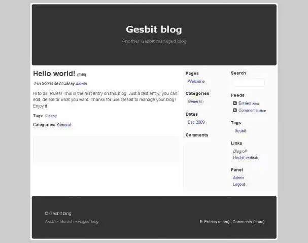 Download web tool or web app Gesbit