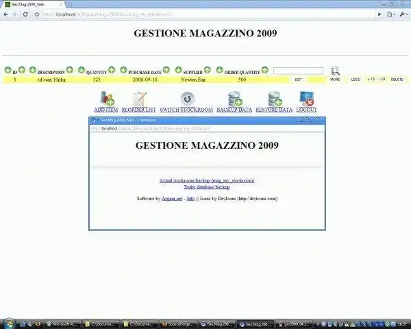 Scarica lo strumento web o l'app web Ges.Mag.Web