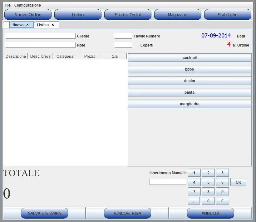 Download web tool or web app Gestione Stand