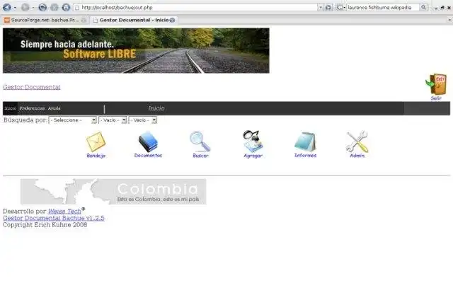 Download web tool or web app Gestor Documental Bachue