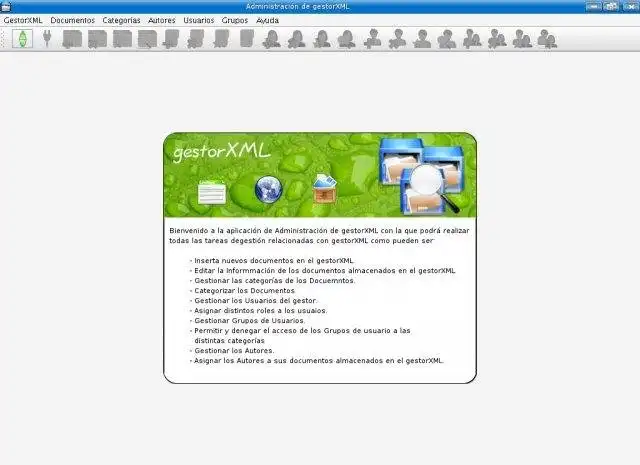 Descarga la herramienta web o la aplicación web gestorXML