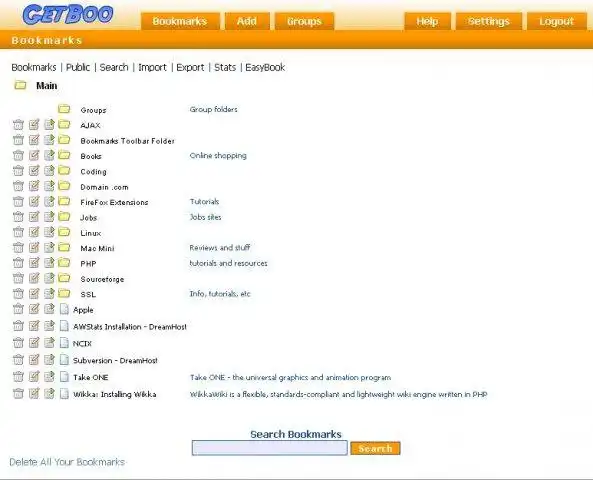 Download webtool of webapp GetBoo