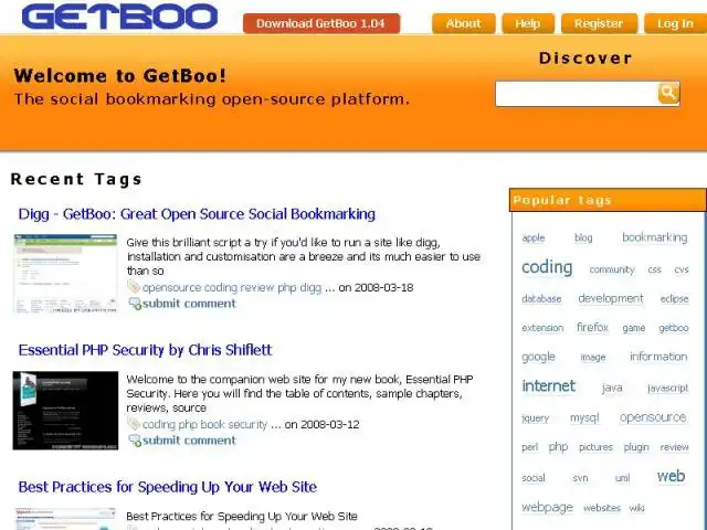 Download web tool or web app GetBoo