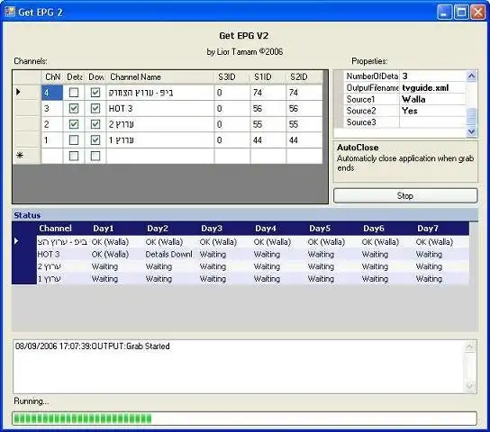 Download web tool or web app GetEPG - Generic EPG Grabber