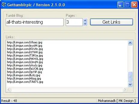 Mag-download ng web tool o web app na Gettumblrpic