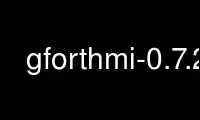 Esegui gforthmi-0.7.2 nel provider di hosting gratuito OnWorks su Ubuntu Online, Fedora Online, emulatore online Windows o emulatore online MAC OS