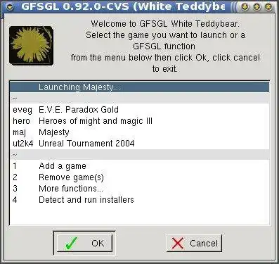 ดาวน์โหลดเครื่องมือเว็บหรือเว็บแอป GFSGL เพื่อทำงานใน Linux ออนไลน์