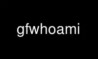 Run gfwhoami in OnWorks free hosting provider over Ubuntu Online, Fedora Online, Windows online emulator or MAC OS online emulator