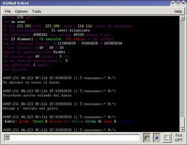 Linux ഓൺലൈനിൽ പ്രവർത്തിക്കാൻ വെബ് ടൂൾ അല്ലെങ്കിൽ വെബ് ആപ്പ് GGMud ഡൗൺലോഡ് ചെയ്യുക