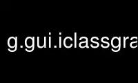 Uruchom g.gui.iclassgrass w darmowym dostawcy hostingu OnWorks przez Ubuntu Online, Fedora Online, emulator online Windows lub emulator online MAC OS