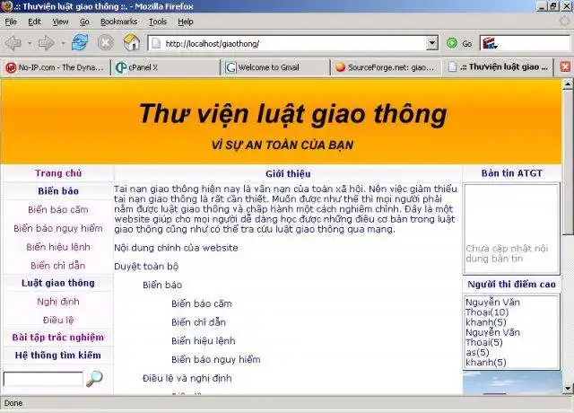 Tải web tool hoặc web app giaothong