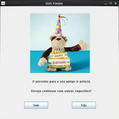 Загрузите веб-инструмент или веб-приложение Gift Finder