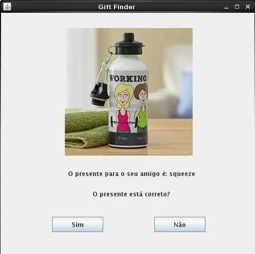 웹 도구 또는 웹 앱 Gift Finder를 다운로드하여 온라인에서 Linux에서 실행