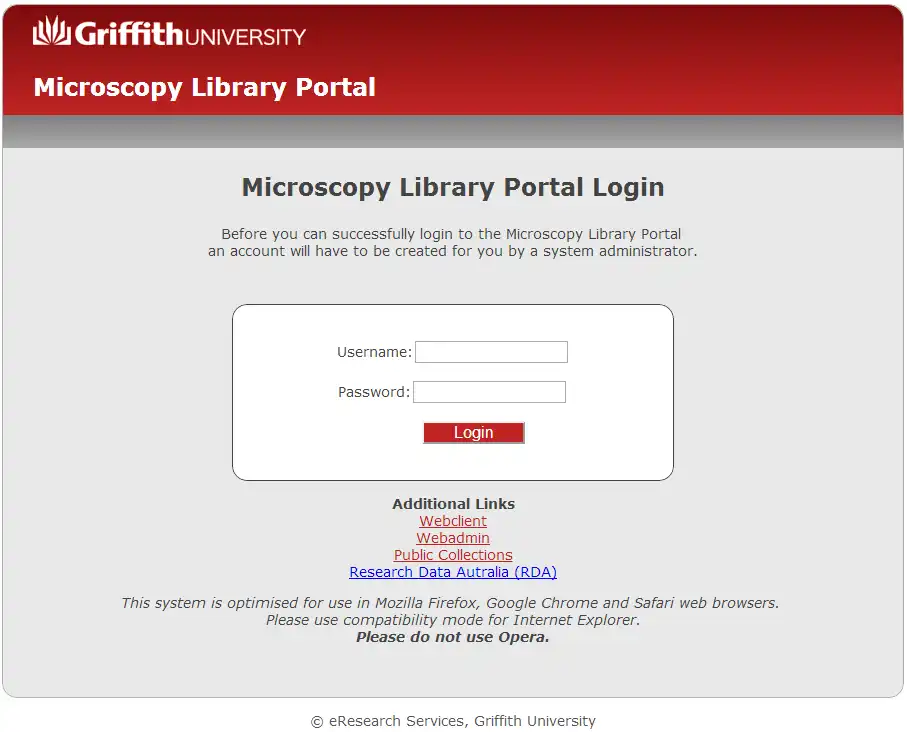 Baixe a ferramenta web ou aplicativo web GIIAF Microscopy Library para rodar em Linux online