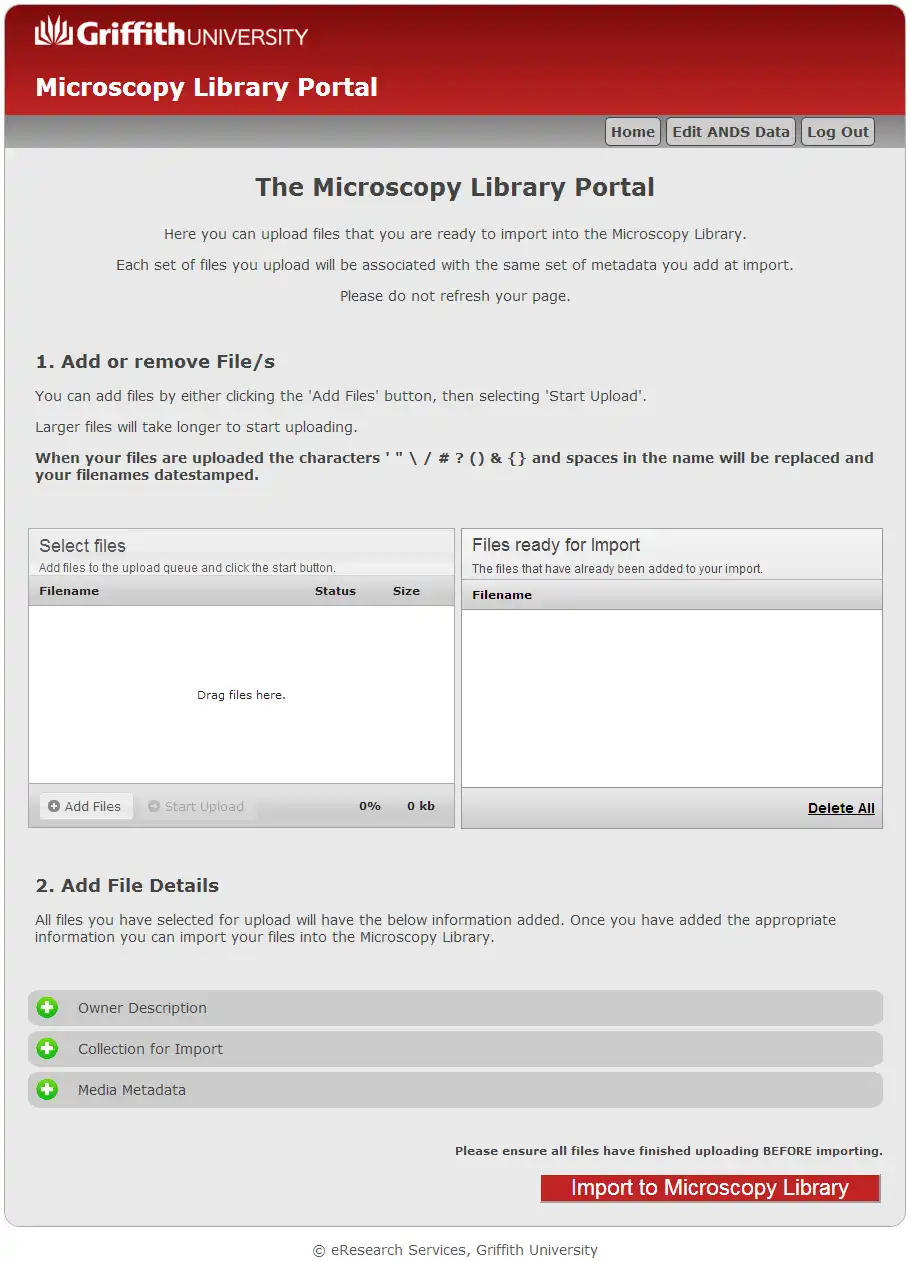 Scarica lo strumento Web o l'app Web GIIAF Microscopy Library per l'esecuzione in Linux online