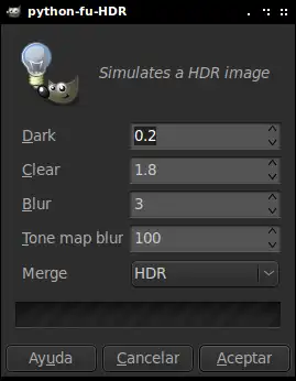 Download web tool or web app Gimp Simulate HDR