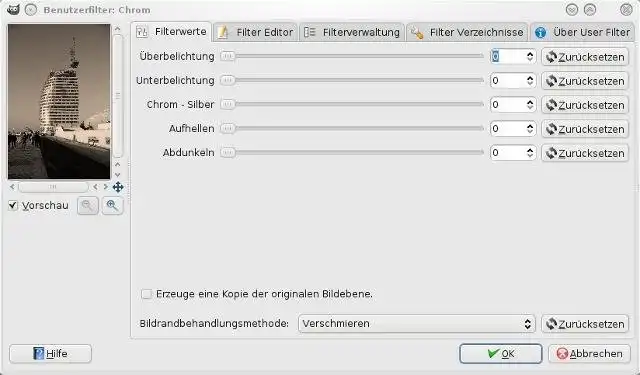 Download webtool of webapp Gimp UserFilter