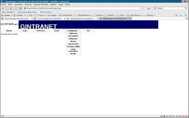 Download web tool or web app GIntranet