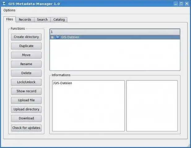 Télécharger l'outil Web ou l'application Web GIS Metadata Manager