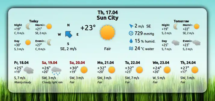 웹 도구 또는 웹 앱 Gis Weather 다운로드