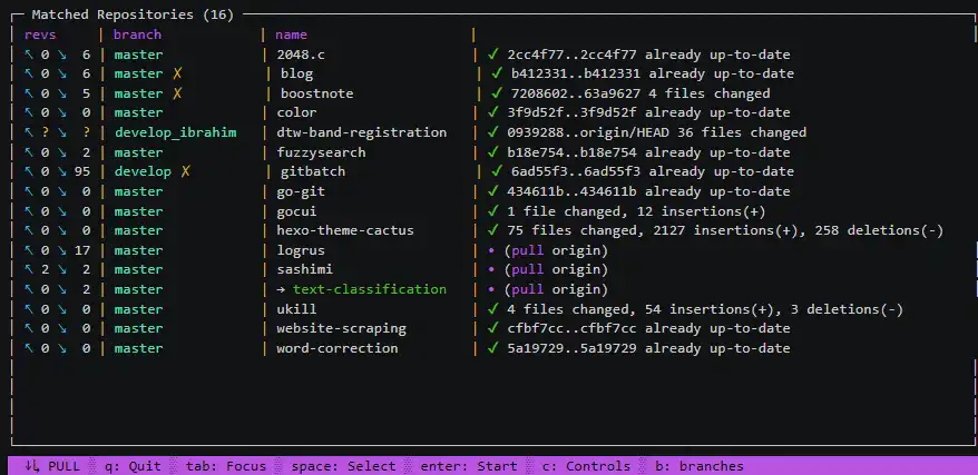 Télécharger l'outil Web ou l'application Web gitbatch