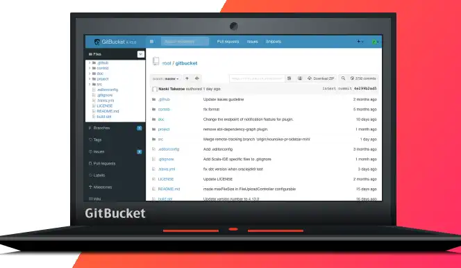 הורד כלי אינטרנט או אפליקציית אינטרנט GitBucket