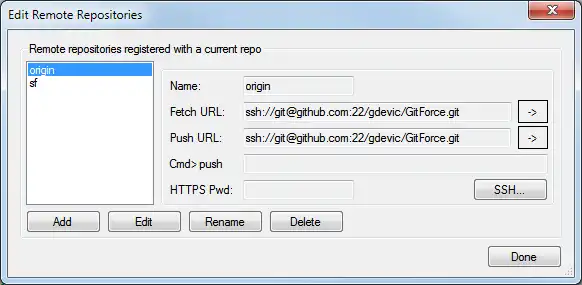 Завантажте веб-інструмент або веб-програму GitForce