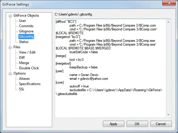 Download web tool or web app GitForce
