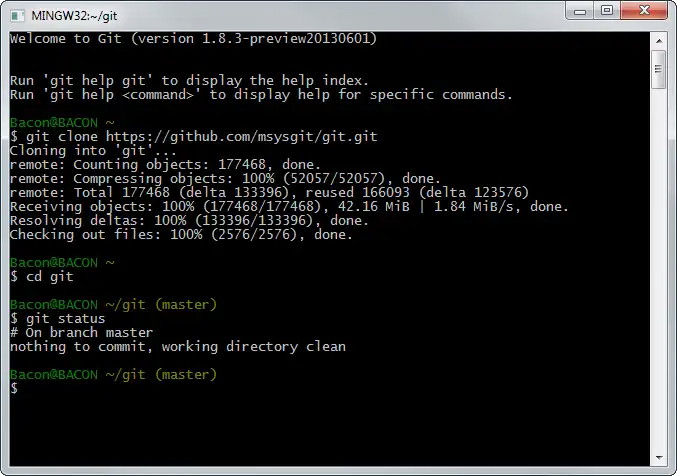 Download web tool or web app Git for Windows