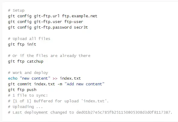 Download web tool or web app Git-FTP