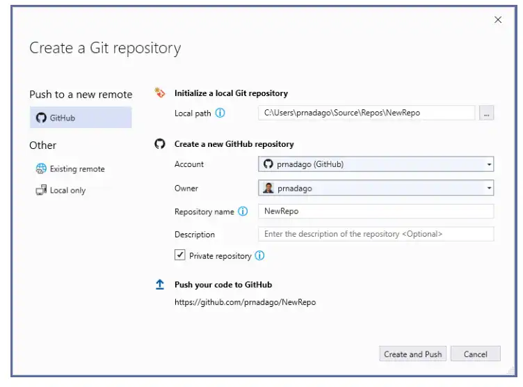 Download web tool or web app GitHub Extension for Visual Studio