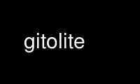 Run gitolite in OnWorks free hosting provider over Ubuntu Online, Fedora Online, Windows online emulator or MAC OS online emulator